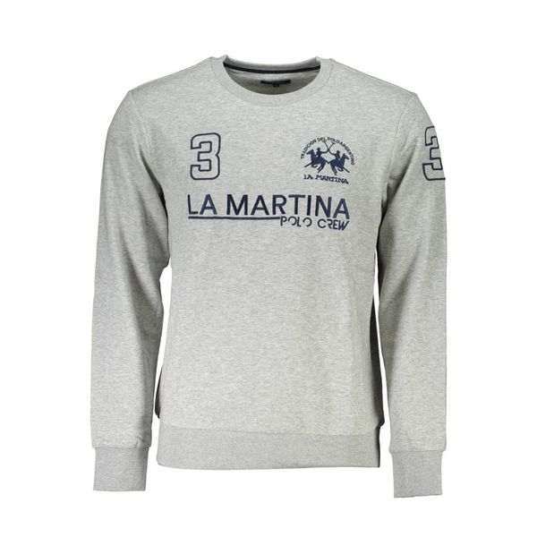 La Martina LA MARTINA SWEATSHIRT WITHOUT ZIP GRAY MAN
