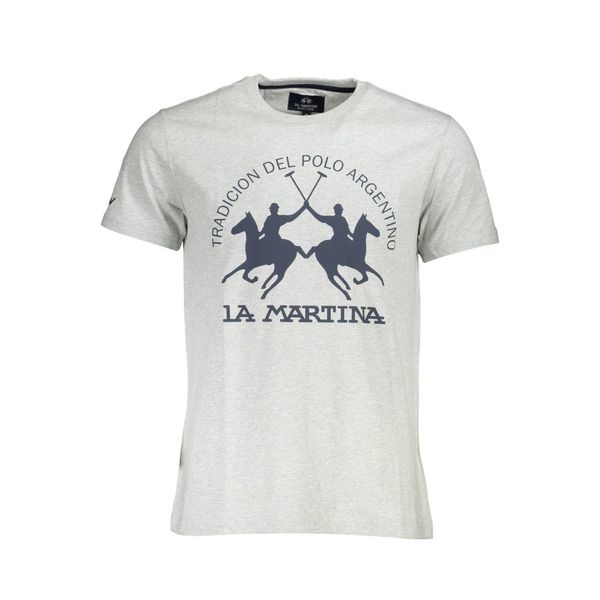La Martina LA MARTINA T-SHIRT SHORT SLEEVE MAN GRAY