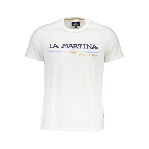 La Martina LA MARTINA WHITE MAN SHORT SLEEVE T-SHIRT