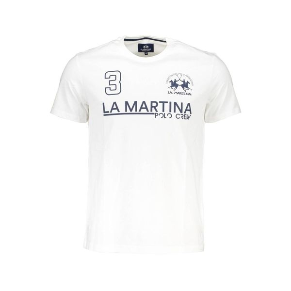 La Martina LA MARTINA WHITE MAN SHORT SLEEVE T-SHIRT