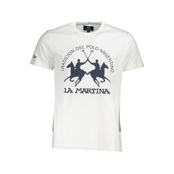 La Martina LA MARTINA WHITE MAN SHORT SLEEVE T-SHIRT