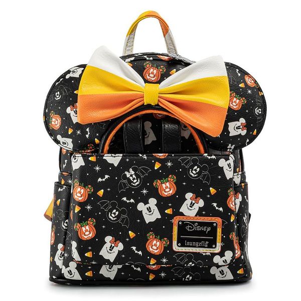 LOUNGEFLY Loungefly Disney Mickey and minnie Spooky Halloween Backpack + headband set ruksak i ukras za glavu