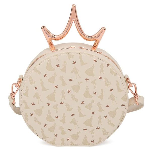 LOUNGEFLY Loungefly Disney Princess Metal Crown Ultimate bag
