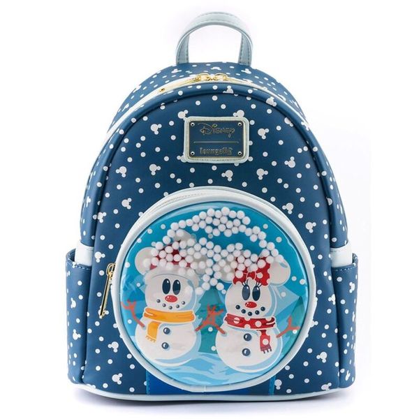 LOUNGEFLY Loungefly Disney Snowman Mickey Minnie ruksak 26cm