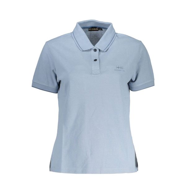 Napapijri NAPAPIJRI LIGHT BLUE WOMEN'S POLO SHIRT