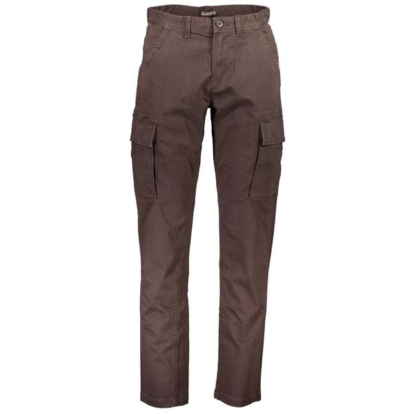 Napapijri NAPAPIJRI MAN BROWN TROUSERS
