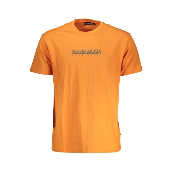 Napapijri NAPAPIJRI MAN ORANGE SHORT SLEEVE T-SHIRT