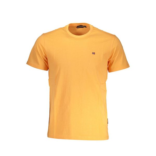 Napapijri NAPAPIJRI MAN ORANGE SHORT SLEEVE T-SHIRT