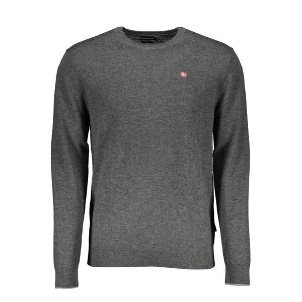 Napapijri NAPAPIJRI MEN'S GRAY SWEATER