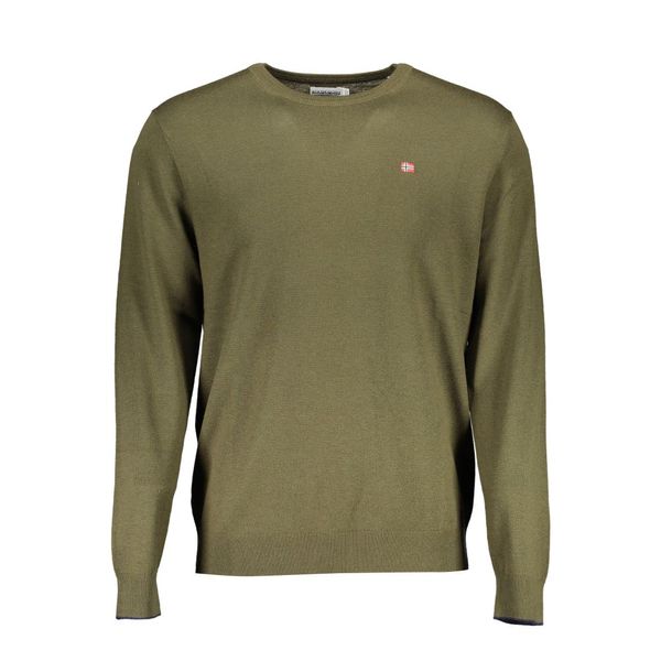 Napapijri NAPAPIJRI MEN'S GREEN SWEATER
