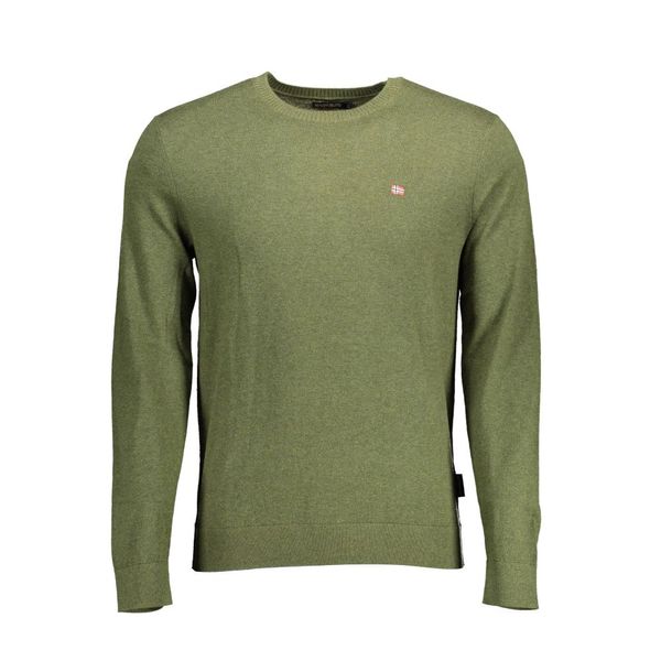 Napapijri NAPAPIJRI MEN'S GREEN SWEATER