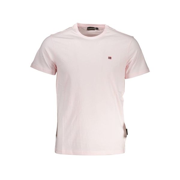Napapijri NAPAPIJRI PINK MAN SHORT SLEEVE T-SHIRT