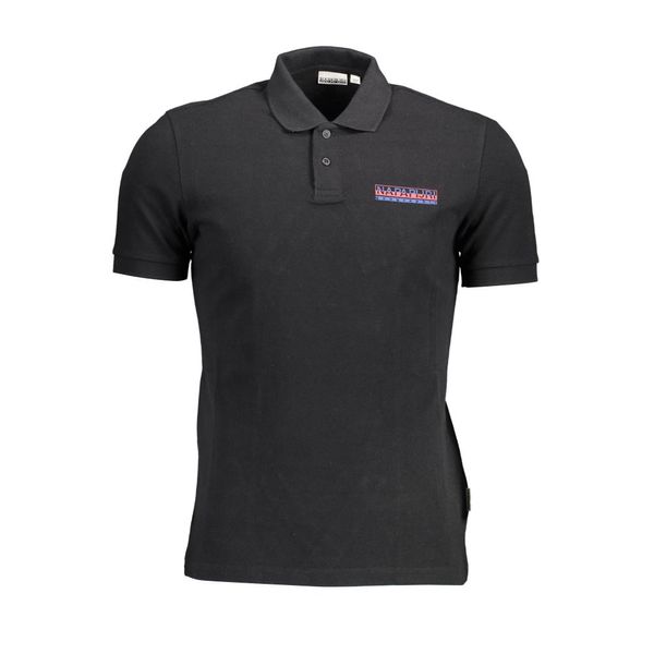 Napapijri NAPAPIJRI POLO SHORT SLEEVE MAN BLACK