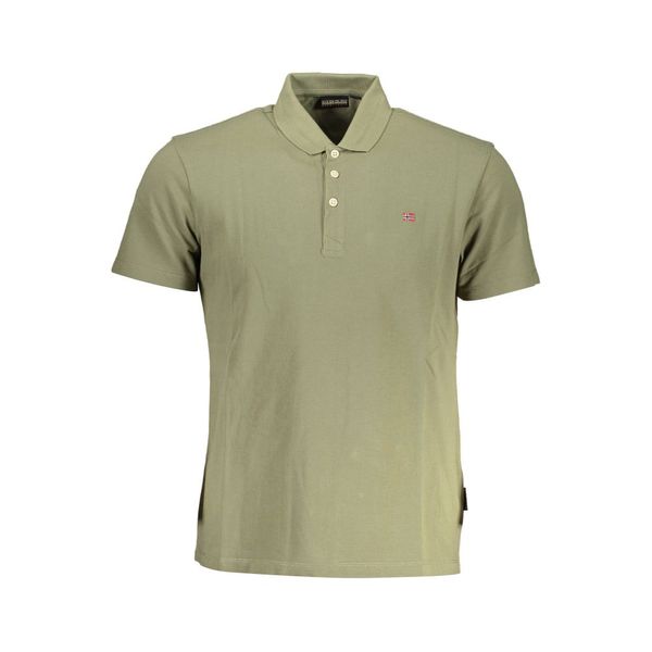 Napapijri NAPAPIJRI POLO SHORT SLEEVE MAN GREEN