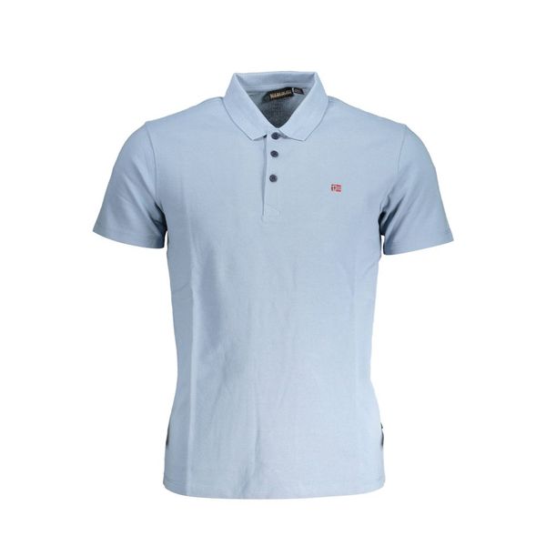 Napapijri NAPAPIJRI POLO SHORT SLEEVE MAN LIGHT BLUE