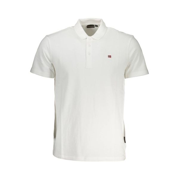 Napapijri NAPAPIJRI POLO SHORT SLEEVE MAN WHITE