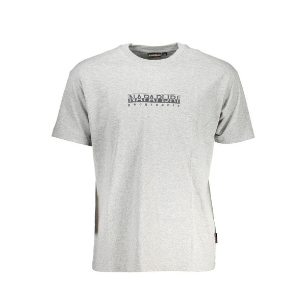 Napapijri NAPAPIJRI T-SHIRT SHORT SLEEVE MAN GRAY