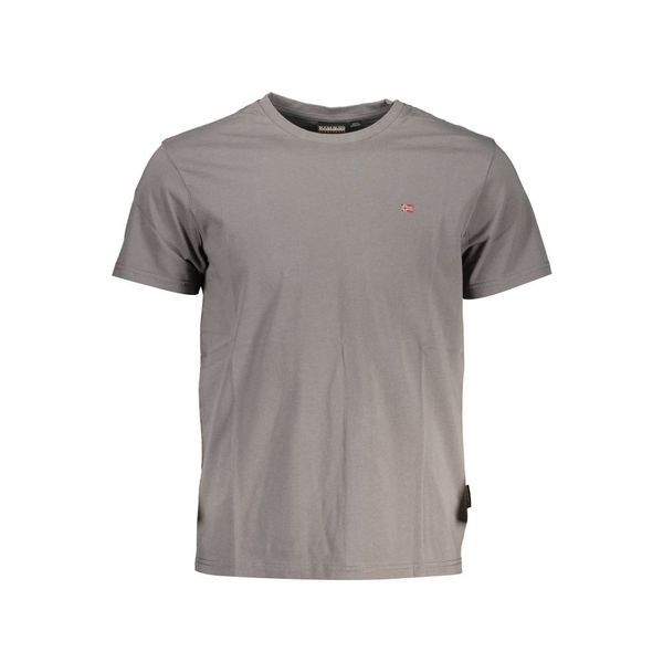 Napapijri NAPAPIJRI T-SHIRT SHORT SLEEVE MAN GRAY