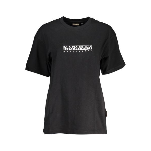 Napapijri NAPAPIJRI WOMEN'S SHORT SLEEVE T-SHIRT BLACK