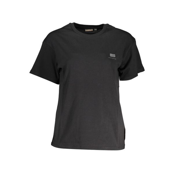 Napapijri NAPAPIJRI WOMEN'S SHORT SLEEVE T-SHIRT BLACK