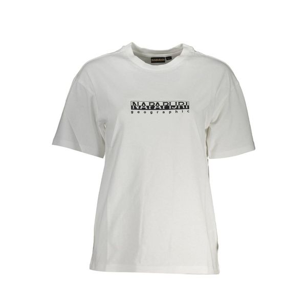 Napapijri NAPAPIJRI WOMEN'S SHORT SLEEVE T-SHIRT WHITE