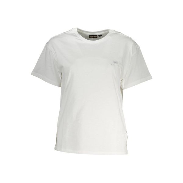 Napapijri NAPAPIJRI WOMEN'S SHORT SLEEVE T-SHIRT WHITE