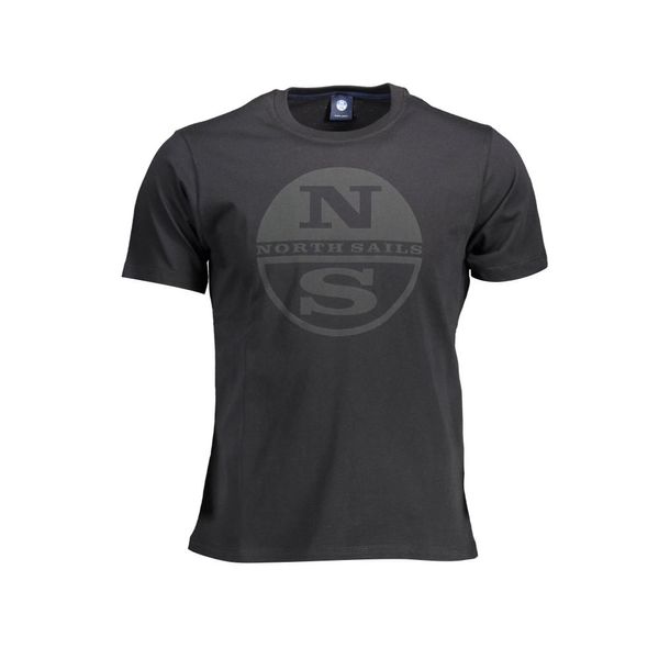 North Sails NORTH SAILS BLACK MEN'S SHORT SLEEVE T-SHIRT