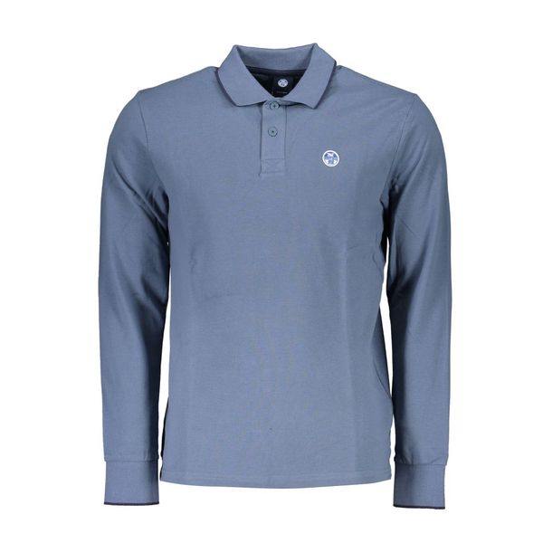 North Sails NORTH SAILS MEN'S LONG SLEEVED POLO SHIRT BLUE