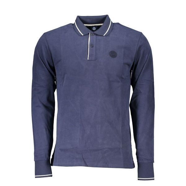 North Sails NORTH SAILS MEN'S LONG SLEEVED POLO SHIRT BLUE