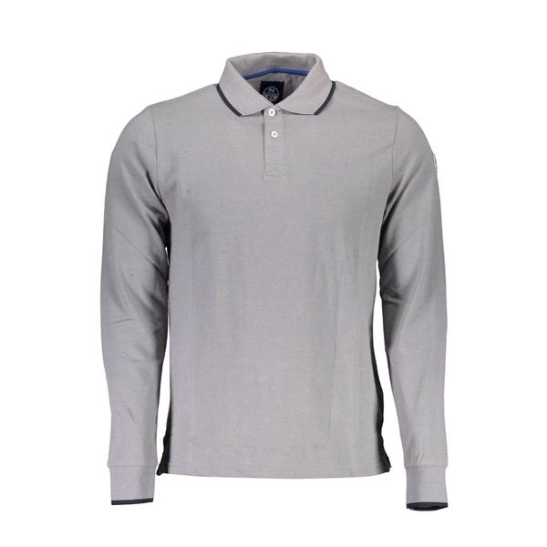 North Sails NORTH SAILS POLO LONG SLEEVE MAN GRAY