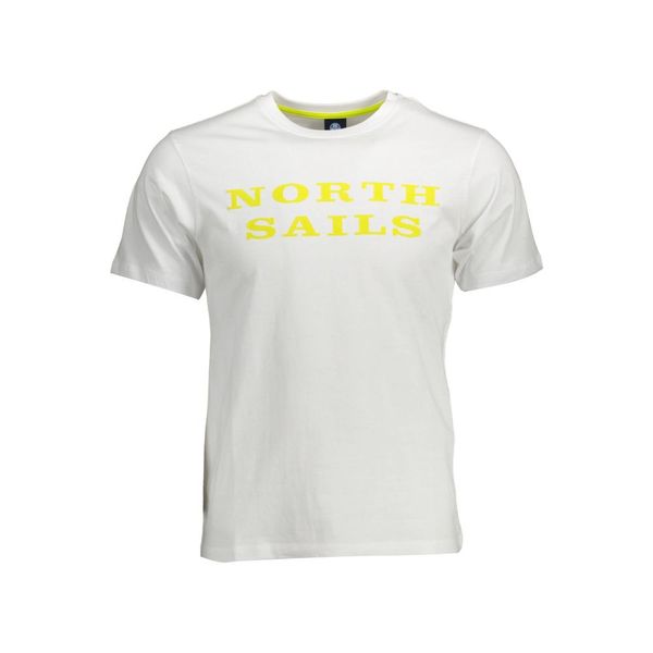 North Sails NORTH SAILS WHITE MEN'S SHORT SLEEVE T-SHIRT