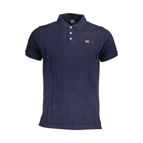 Norway 1963 NORWAY 1963 MEN'S BLUE SHORT SLEEVED POLO SHIRT