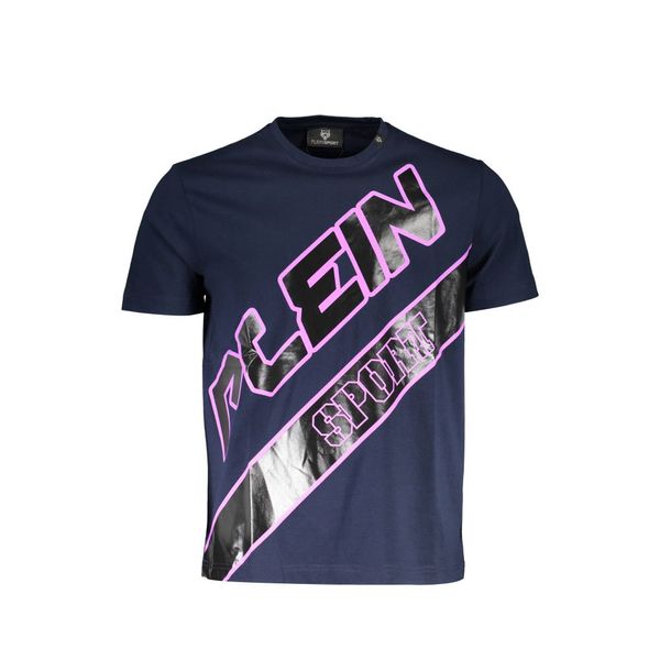 Plein Sport PLEIN SPORT MEN'S SHORT SLEEVE T-SHIRT BLUE