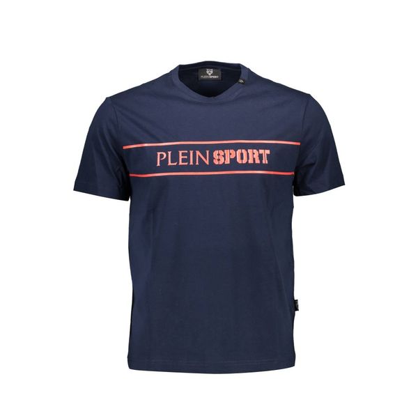 Plein Sport PLEIN SPORT MEN'S SHORT SLEEVE T-SHIRT BLUE
