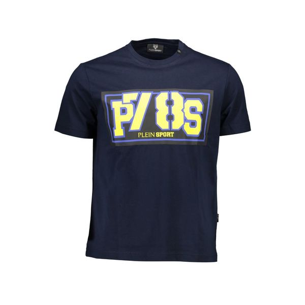 Plein Sport PLEIN SPORT MEN'S SHORT SLEEVE T-SHIRT BLUE