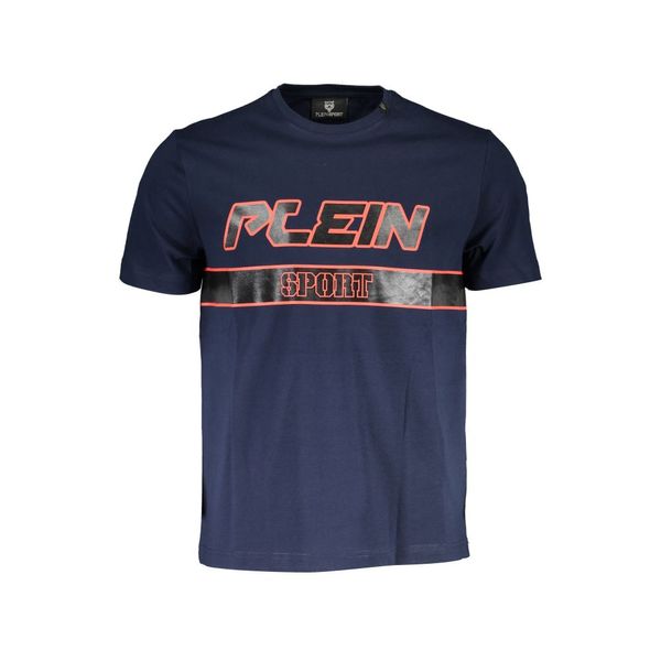 Plein Sport PLEIN SPORT MEN'S SHORT SLEEVE T-SHIRT BLUE