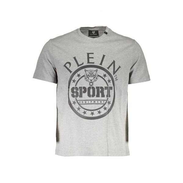 Plein Sport PLEIN SPORT MEN'S SHORT SLEEVE T-SHIRT GRAY