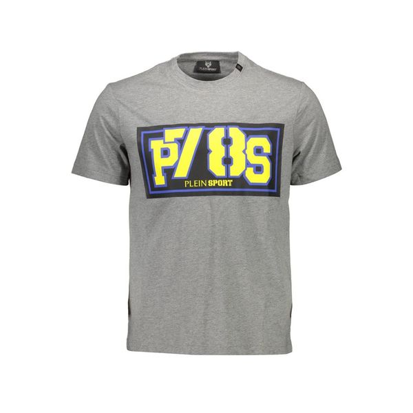 Plein Sport PLEIN SPORT MEN'S SHORT SLEEVE T-SHIRT GRAY