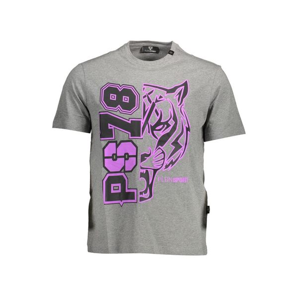 Plein Sport PLEIN SPORT MEN'S SHORT SLEEVE T-SHIRT GRAY