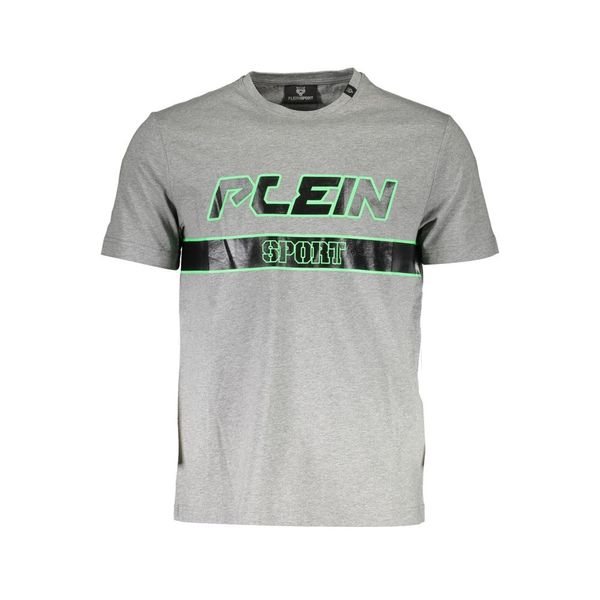 Plein Sport PLEIN SPORT MEN'S SHORT SLEEVE T-SHIRT GRAY