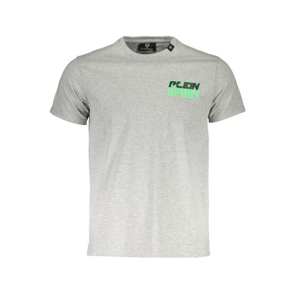Plein Sport PLEIN SPORT MEN'S SHORT SLEEVE T-SHIRT GRAY
