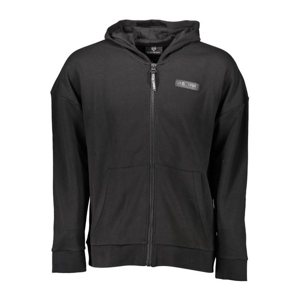 Plein Sport PLEIN SPORT SWEATSHIRT WITH ZIP MAN BLACK