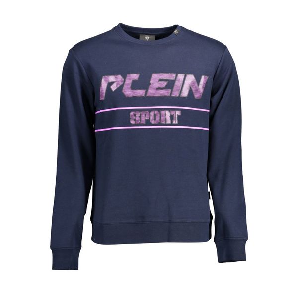 Plein Sport PLEIN SPORT SWEATSHIRT WITHOUT ZIP MAN BLUE