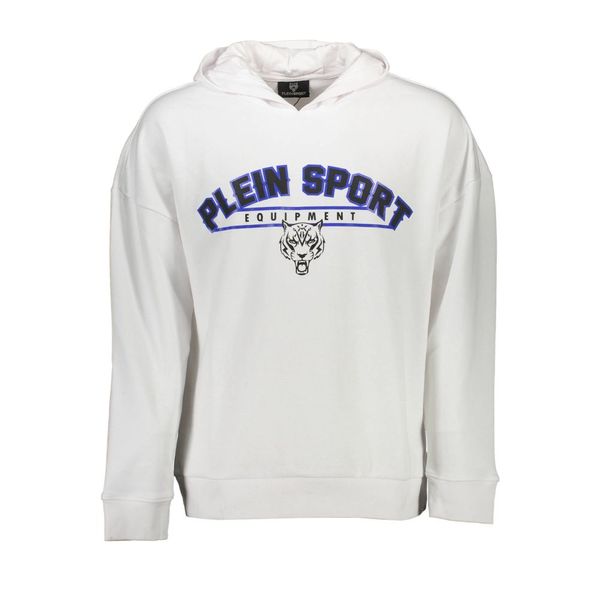 Plein Sport PLEIN SPORT SWEATSHIRT WITHOUT ZIP MAN WHITE