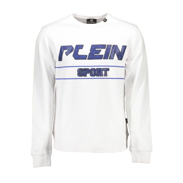 Plein Sport PLEIN SPORT SWEATSHIRT WITHOUT ZIP MAN WHITE