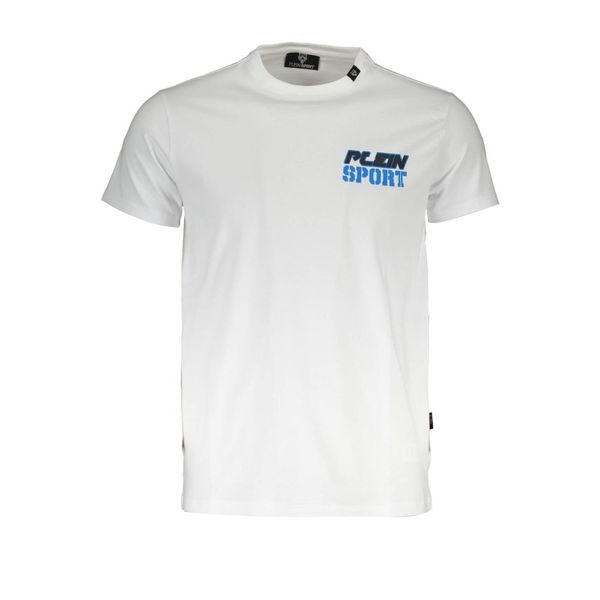 Plein Sport PLEIN SPORT WHITE MEN'S SHORT SLEEVE T-SHIRT