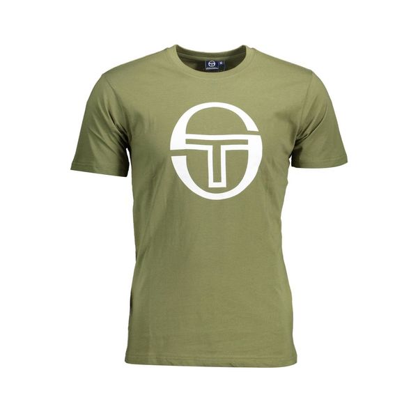 Sergio Tacchini SERGIO TACCHINI MEN'S GREEN SHORT SLEEVE T-SHIRT