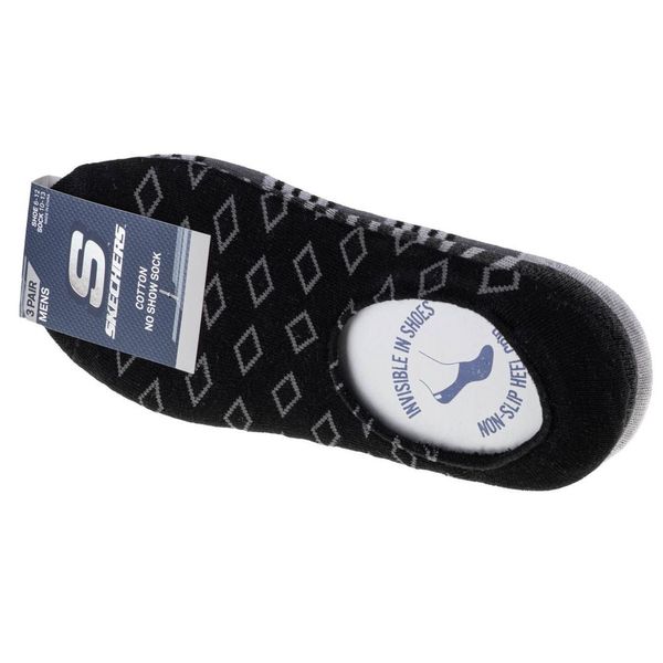 Skechers Skechers 3pk mens invisibles socks  s113816-gry