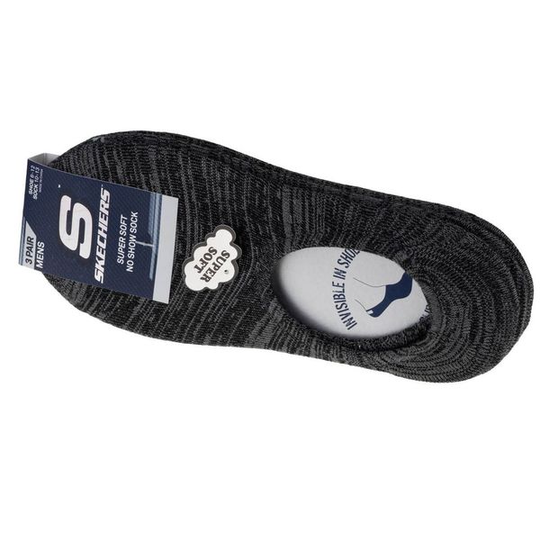 Skechers Skechers 3pk mens non terry no show s112219-gry