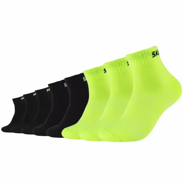 Skechers Skechers 3ppk men mesh ventilation quarter socks sk42017-0201